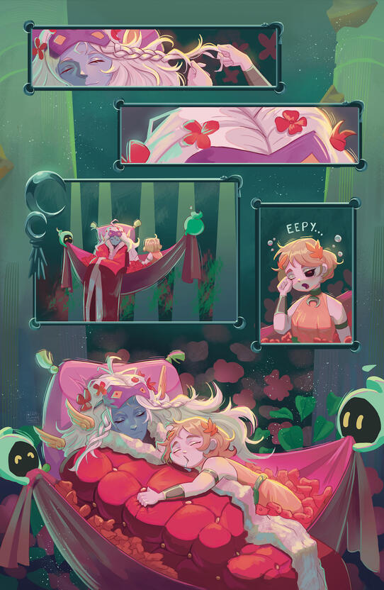 Hypnos and Melanie (Hades Game)